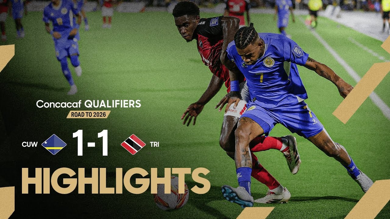 #ไฮไลท์ฟุตบอล [ คูราเซา 1 - 1 ตรินิแดดและโตเบโก ] ฟุตบอลโลก รอบคัดเลือก โซนอเมริกาเหนือ 2025/15.10.68